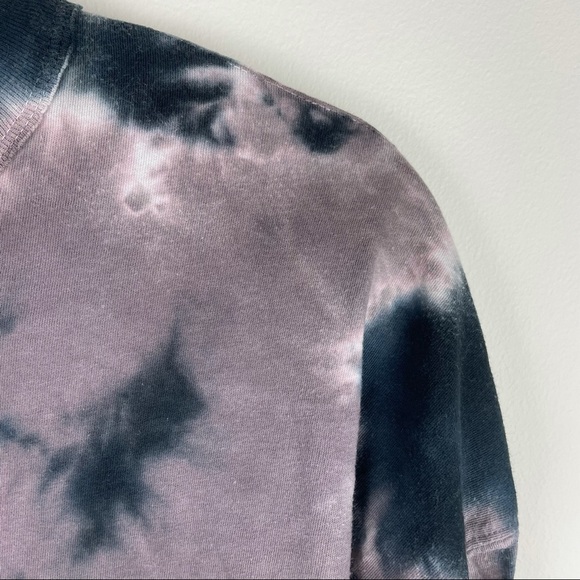 We The Free Oversized Tie Dye Crew Neck long Sleeve Top Size XS - Picture 4 of 8